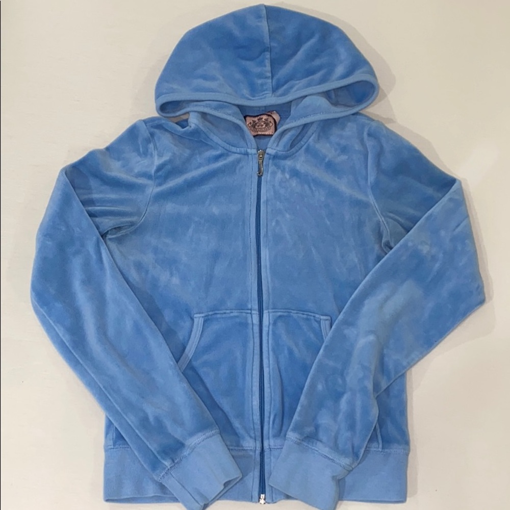Light Blue Velour Juicy Jacket